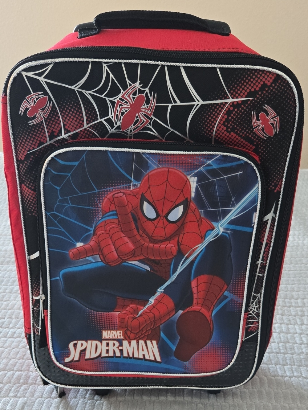 Spider-Man kids rolling backpack